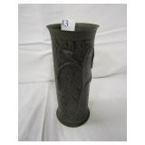8.5" H - VASE MADE FROM BULLET - NOV. 1917- 67%