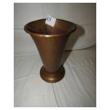 COPPER SWORD VASE - 7.5" H - TOP OPEN 5" WIDE