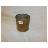 COPPER VASE 6" H X 5.5" ROUND