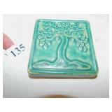 PEWABIC DETROIT TREE TILE