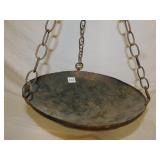 COPPER HANGING PLANTER 14.5" ROUND