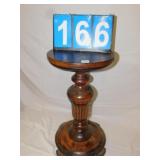 CARVED WOOD STAND 22" H X 14" W