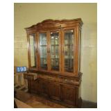 BERNHARDT 2 PIECE CHINA CABINET 78" H X 61" W X