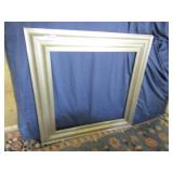 GRAY FRAME 45" SQUARE MISSING SM. PIECE ON CORNER