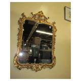 GESSO MIRROR 54" X 37.5" W - BEVELED MIRROR SHELL