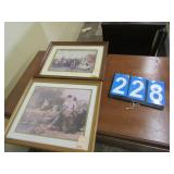 PAIR PRINTS 15" X 18" & 14" X 18"