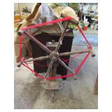 ANTIQUE YARN WINDER 45" H X 27" W