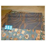 55" WIDE BLACK/BROWN LARGE BOLT FABRIC