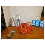 EXTENSION CORD, BRUSHES, HEAD LAMP