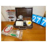 GRINDER, STAPLER, TRAVEL MUG SET