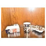 ROYAL CROWN DERBY 2251 DISH, 2451 CUP AND