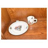 WEDGWOOD PETER RABBIT CUP & PLATE