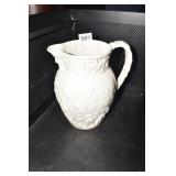 MINTON 18 CENTURY SALT GLAZED PITCHER 9" H