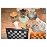 TUPPERWARE BOWL, SPREADERS, COFFEE PRESS, BAKE