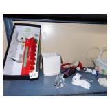 NEW HOLIDAY DECORATIONS, BASKET, ETC.