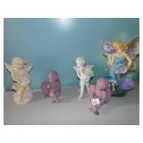 ANGELS/CHERUB FIGURES RESIN & CERAMIC