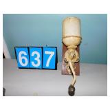 GRINDER MOUNTED ON BOARD