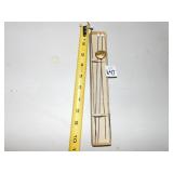 HATS PINS 3 WHITE TOPS ONE FIGURE GOLD TONE WOMAN