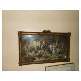 BALLROOM PRINT SIGNED LOWER RIGHT