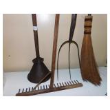 HAY FORK, WOOD RAKE, ETC.