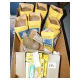 LIGHT BULBS 3 WATTS FLAME TIP CANDELABRA BASE