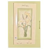 24" X 13" PRINT ON BOARD W/ HOOKS