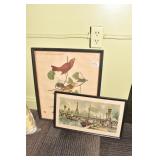 EIFFEL PARIS PRINT 10.5 X 18.5" AND SUMMER RED