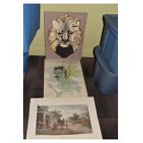 WEEKLY SHOPPING PRINT READY TO FRAME AND 2 OTHERS