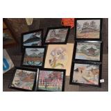 FABRIC ORIENTAL SCENES ON FABRIC 9 TO GO