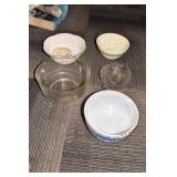 FIREKING BLUE/WHITE BOWL AND MIXING BOWL