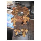 COO CLOCK AS FOUND WOOD TRIM PC. NEEDS GLUED