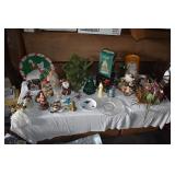 HOLIDAY ITEMS, SANTA, TRAY, ETC.