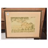 ELEPHANT PRINTS 18" X 22"