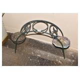 METAL PLANT STAND 2 SIDE STANDS