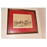 28" X 32" HORSE PRINT