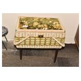 SEWING CHEST W/ CONTENTS