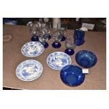 SHIRLEY TEMPLE PITCHER, DELFT PLATES, ETC.