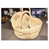 WOVEN BASKET W/ LID