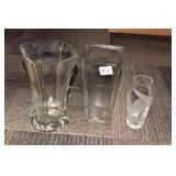 LENOX VASE FROSTED AND FRANCE VASE