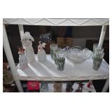 PUNCH BOWL AND GLASSES