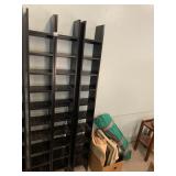 BLACK WALL MOUNT DISPLAY CABINETS 68" H X 8.5" W