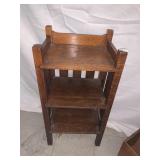 MISSION 3 TIER TABLE 31" H X 15.5" W X 12" D