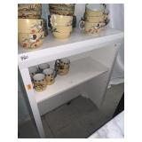 WHITE BOOKCASE 36" H X 30" X 13" D