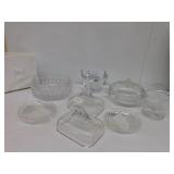 CRYSTAL MIKASA BOWL AND OTHER CRYSTAL