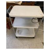 METAL TEA CART 3 TIER 23" X 13" X 21" W/ HANDLE