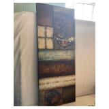 MODERN MULTIMEDIA ON CANVAS 20" H X 50"