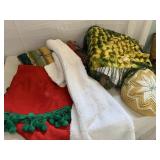HOLIDAY CLOTH, INSECT DESIGN PILLOW, PARLOR