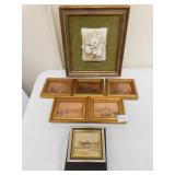 PORCELAIN PLAQUE BOAT SCENE PICTURES