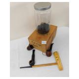 TOBACCO JAR, GENERAL MCARTHER LONG PIPE ETC.