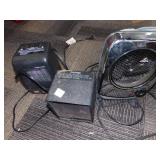 SPACE HEATERS AND FAN